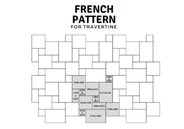 French Pattern Tile Diagram